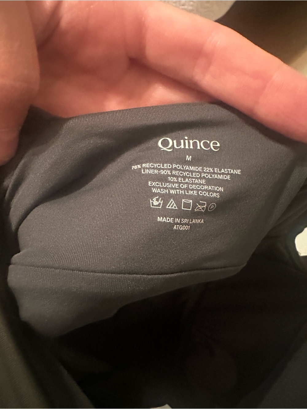 Quince Medium green V-Neck One-Piece. Bnwt - Picture 6 of 9